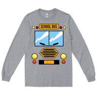 Heather Grey school bus costume cool halloween Long Sleeve Tee - artisFamous