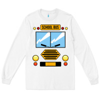 White school bus costume cool halloween Long Sleeve Tee - artisFamous