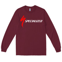 Burgundy bicycle company Long Sleeve Tee - artisFamous