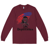 Burgundy les deplorables Long Sleeve Tee - artisFamous