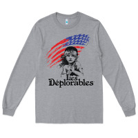 Heather Grey les deplorables Long Sleeve Tee - artisFamous