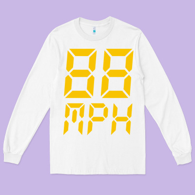 88mph Funny Long Sleeve Tee Designed By Artisfamous