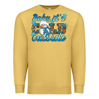 Antique Gold Baby it's cold outside Premium Sweatshirt - RanaPortraitStore
