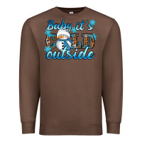 Chestnut Baby it's cold outside Premium Sweatshirt - RanaPortraitStore