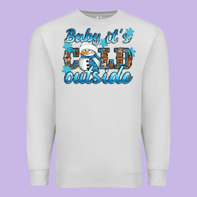 Baby It's Cold Outside Premium Sweatshirt Designed By Ranaportraitstore