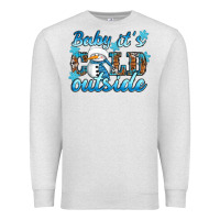 Oatmeal Heather Baby it's cold outside Premium Sweatshirt - RanaPortraitStore