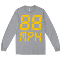 Heather Grey 88mph funny Long Sleeve Tee - artisFamous