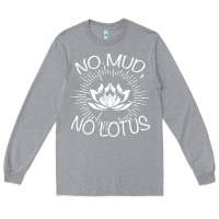 Heather Grey funny buddhist Long Sleeve Tee - artisFamous
