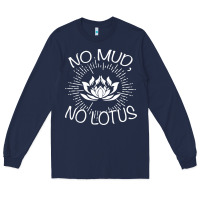 Navy funny buddhist Long Sleeve Tee - artisFamous
