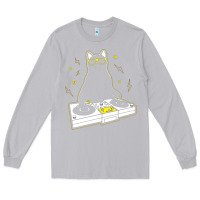Moon Dust cat dj Long Sleeve Tee - artisFamous