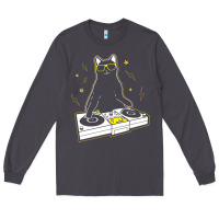Smoke cat dj Long Sleeve Tee - artisFamous