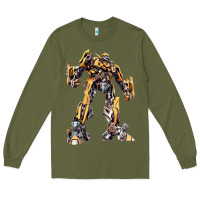 Army Green transformers Long Sleeve Tee - artisFamous