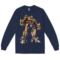 Navy transformers Long Sleeve Tee - artisFamous