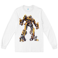White transformers Long Sleeve Tee - artisFamous