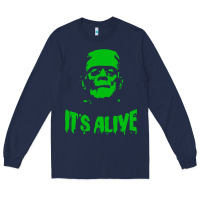 Navy frankenstein Long Sleeve Tee - artisFamous
