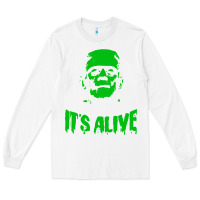 White frankenstein Long Sleeve Tee - artisFamous