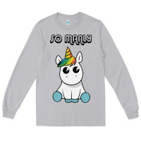 Moon Dust so manly funny unicorn Long Sleeve Tee - artisFamous