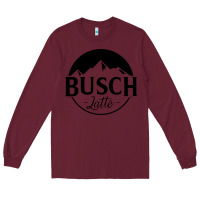 Burgundy busch latte Long Sleeve Tee - artisFamous