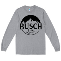Heather Grey busch latte Long Sleeve Tee - artisFamous