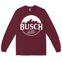 Burgundy busch latte Long Sleeve Tee - artisFamous