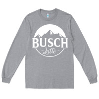 Heather Grey busch latte Long Sleeve Tee - artisFamous