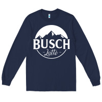 Navy busch latte Long Sleeve Tee - artisFamous