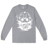 Heather Grey camp crystal lake sweatshirt Long Sleeve Tee - artisFamous