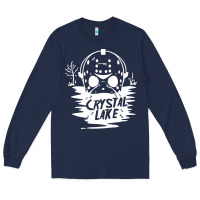 Navy camp crystal lake sweatshirt Long Sleeve Tee - artisFamous