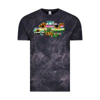 Cloud Black North Carolina Map Sunflower Cactus Serape Vintage Tee - RanaPortraitStore