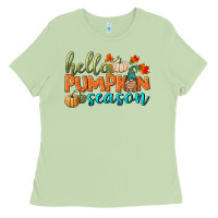 Matcha hello pumpkin season Ladies Tee - BundleAndBundleShop