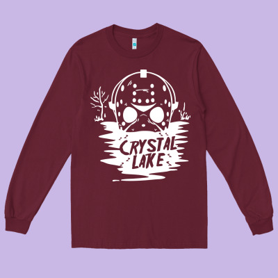 Camp Crystal Lake Sweatshirt Long Sleeve Tee Designed By Artisfamous