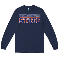 Navy blue mountain state Long Sleeve Tee - artisFamous