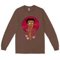 Chestnut Black Betty Boop Long Sleeve Tee - artisFamous