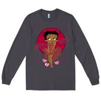 Smoke Black Betty Boop Long Sleeve Tee - artisFamous