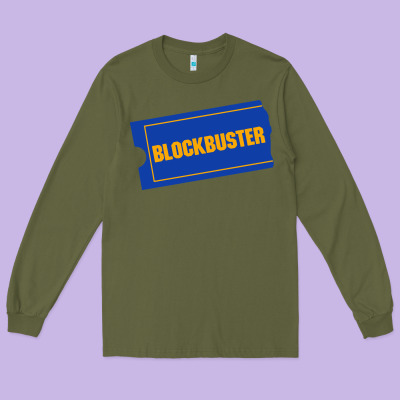 Blockbuster Ticket Long Sleeve Tee Designed By Artisfamous