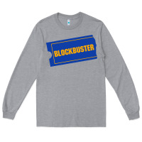 Heather Grey blockbuster ticket Long Sleeve Tee - artisFamous