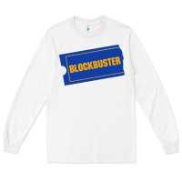White blockbuster ticket Long Sleeve Tee - artisFamous