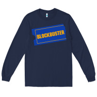 Navy blockbuster ticket Long Sleeve Tee - artisFamous