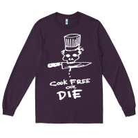 Plum bourdain cook free or die Long Sleeve Tee - artisFamous