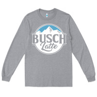 Heather Grey busch latte Long Sleeve Tee - artisFamous