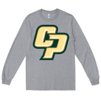 Heather Grey Cal Poly CP Long Sleeve Tee - artisFamous