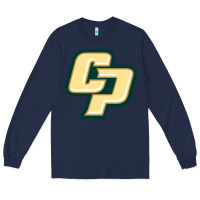 Navy Cal Poly CP Long Sleeve Tee - artisFamous