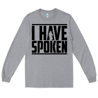 Heather Grey this is the way spoken Long Sleeve Tee - artisFamous