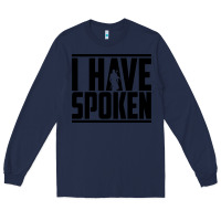Navy this is the way spoken Long Sleeve Tee - artisFamous