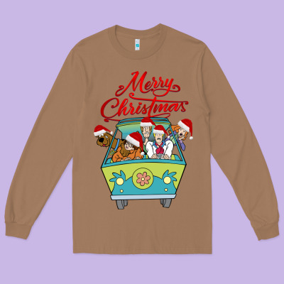 Scooby Doo Merry Christmas Long Sleeve Tee Designed By Artisfamous