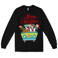 Black Scooby Doo merry christmas Long Sleeve Tee - artisFamous