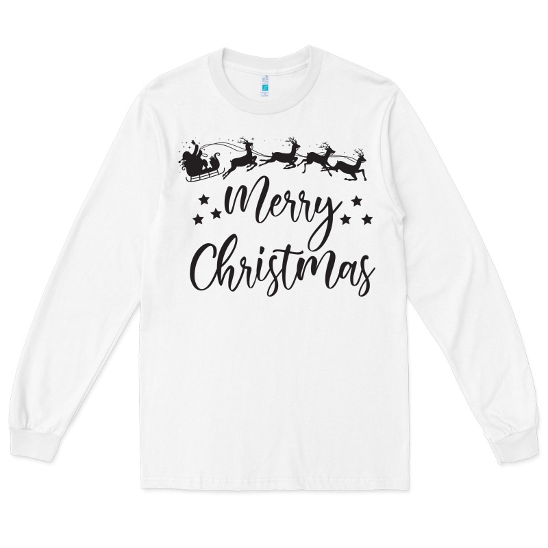 Merry Christmas Long Sleeve Tee by artisFamous | Teevron