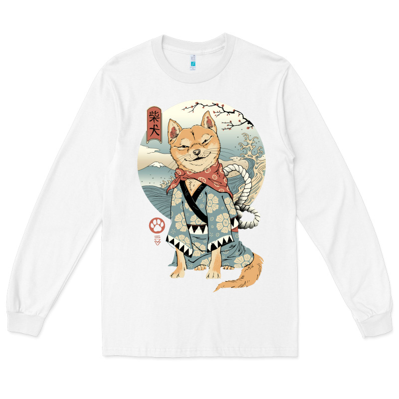 Shiba Inu Dog Japan Long Sleeve Tee by artisFamous | Teevron