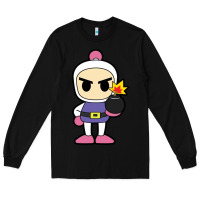 Black bomberman Long Sleeve Tee - artisFamous