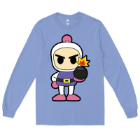 Colony Blue bomberman Long Sleeve Tee - artisFamous